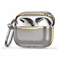 AirPods Pro / AirPods Pro 2 hoesje - TPU - Split series - Zwart + Goud (transparant) AirPods Pro / AirPods Pro 2 hoesje - TPU - Split series - Zwart + Goud (transparant)