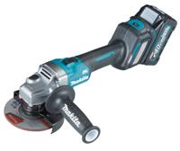 Makita GA026GM201 40V Max Haakse Slijper 125mm 2x4,0Ah Accu met Lader in Mbox - thumbnail