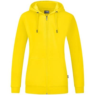 JAKO C6820D Jas Met Kap Organic Dames - Citroen - 42