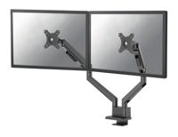 Neomounts DS70-250BL2 Monitor-tafelbeugel 43,2 cm (17) - 81,3 cm (32) Zwart In hoogte verstelbaar, Kantelbaar, Zwenkbaar, Roteerbaar - thumbnail