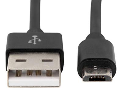 ANSMANN Micro-USB data- en laadkabel, zeer flexibele kabel van TPE-kunststof met gespoten trekontlasting, voor smartphones, tablets, gameconsoles, camera's, powerbanks, etc., lengte 200 cm
