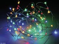 Zilverdraad | 40 lampjes | Multi Colour - thumbnail
