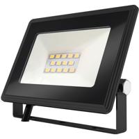 LED Bouwlamp 10W - Natuurlijk Wit 4000K - Waterdicht IP65 - Mat Zwart - thumbnail