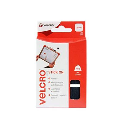 VELCRO® VEL-EC60236 Klittenband vierkanten Om vast te plakken Haak- en lusdeel (l x b) 25 mm x 25 mm Zwart 24 paar VELCRO® VEL-EC60236 Klittenband vierkanten Om vast te plakken Haak- en lusdeel (l x b) 25 mm x 25 mm Zwart 24 paar
