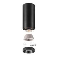 SLV OpbouwspotNuminos L cilinder zwart 3000K - 36gr - 1004323 - thumbnail