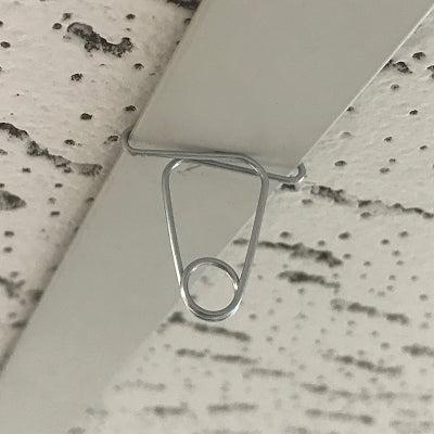 Systeemplafondklem draad mini 100st