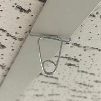 Systeemplafondklem draad mini 100st - thumbnail