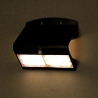 V-TAC VT-767-7-B Solar Wandlamp - IP65 Waterdicht - Zwart - 8W - 850 Lumen - 4000K - thumbnail