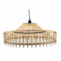 Plafondlamp DKD Home Decor 61 x 61 x 23 cm 61 x 61 x 31 cm Bruin Bamboe 50 W - thumbnail
