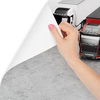 Fotobehang - Vrachtwagenpark, Truckers, 11 maten, premium print, inclusief behanglijm - thumbnail