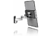 Vogel's TMS 1030 universele tablet muurbeugel Geschikt voor tablets van 15-22 cm (7-13 inch) Kantelbaar tot 15° Maximale muurafstand: 20 cm Maximaal gewicht: 2 kg, Zwart/Zilver - thumbnail