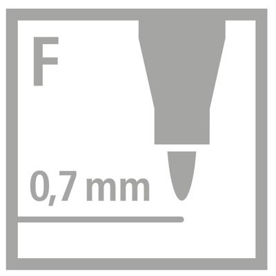 STABILO Write-4-all, permanent marker, fine, zwart, per stuk STABILO Write-4-all, permanent marker, fine, zwart, per stuk