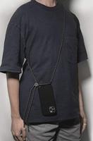 Laut Crystal-X case met koord iPhone 12 / iPhone 12 Pro zwart - thumbnail