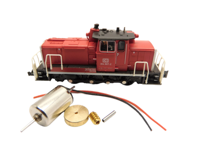 micromotor NM044C motor ombouwset voor Minitrix V 60, BR 360 u.a. micromotor NM044C motor ombouwset voor Minitrix V 60, BR 360 u.a.