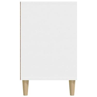 Schoenenkast 102x36x60 cm bewerkt hout wit