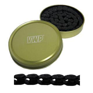 VWP Ketting 1/2-3/32 102 bmx/f teflon coated (in blik) zwart