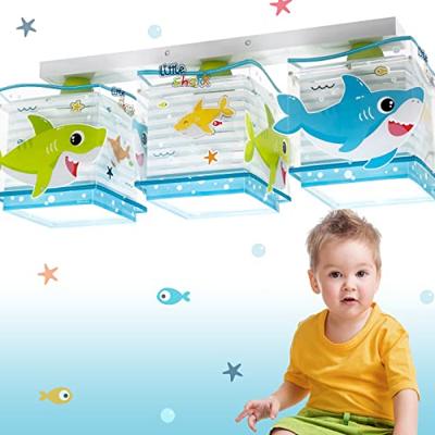 Dalber 3-lichts plafondlampLittle Shark - 63473
