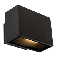 Segment Up en Down Muurlamp Zwart Small - thumbnail