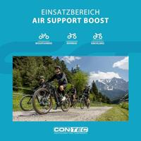 CONTEC hogedruk handpomp "air support booster". ct hand compressors air support boost black/blue - thumbnail