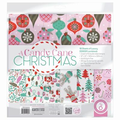 Tonic Studios • a candy cane christmas art pad 30,5x30,5cm