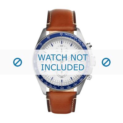 Horlogeband Fossil CH3029 / CH3022 Leder Bruin 22mm Horlogeband Fossil CH3029 / CH3022 Leder Bruin 22mm