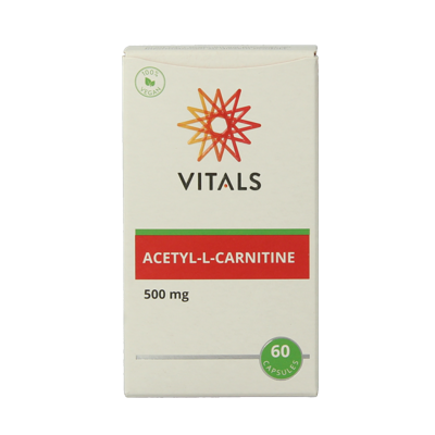 Vitals Acetyl-L-Carnitine 500mg 60 Vegetarische capsules