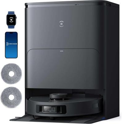 ECOVACS Deebot T30s Pro Gen2 - Robotstofzuiger en dweil met dockingstation - 13500 Pa - ZeroTangle-borstel - Reiniging met warm water ECOVACS Deebot T30s Pro Gen2 - Robotstofzuiger en dweil met dockingstation - 13500 Pa - ZeroTangle-borstel - Reiniging met warm water