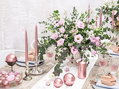 Drijvende Kaars Metallic Rose Goud (50st)