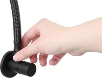 Ben Engraved Line hoekstopkraan incl. aansluitslang 1/2 x 3/8 inch mat zwart - thumbnail