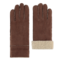 Lammy handschoenen dames met omgeslagen boord model Helsinki - thumbnail
