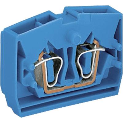 WAGO 264-324 Aderklem 6 mm Spanveer Toewijzing: N Blauw 1 stuk(s) Piece