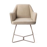 Jesper Home Eetkamerstoel 'Tome' Beehive Rose, kleur Great Greige - thumbnail