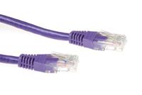 ACT IB6610 U/UTP CAT6A Patchkabel Paars - 10 meter - thumbnail
