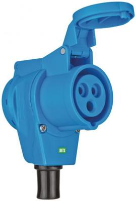 Brennenstuhl CEE-haakse koppeling 230V/16A IP44 - 1x 230V/16A, 1x 230V CEE 16A 3-polig - 1080980 Brennenstuhl CEE-haakse koppeling 230V/16A IP44 - 1x 230V/16A, 1x 230V CEE 16A 3-polig - 1080980