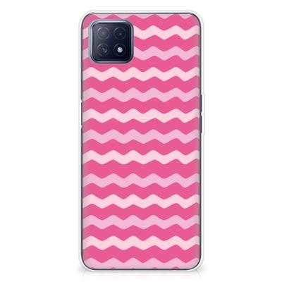 OPPO A53 5G | OPPO A73 5G | TPU bumper | Waves Pink