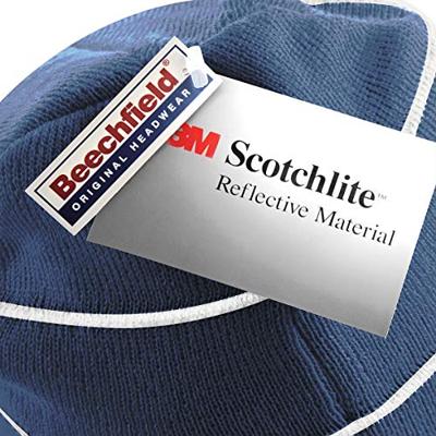 Beechfield CB42 Enhanced-Viz Beanie - French Navy - One Size