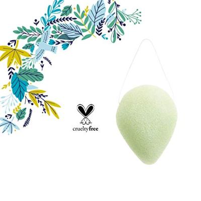 Lady Green Konjac gezichtsspons aloe vera 1 Stuks