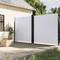 VidaXL Windscherm uittrekbaar 200x600 cm wit - thumbnail