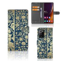 Samsung Galaxy Note20 Ultra Hoesje Beige Flowers - thumbnail