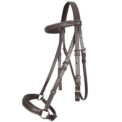 Pagony Basic laag hoofdstel donkerbruin maat:shetl