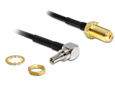 DeLOCK 88466 Signaalkabel 0,2 m Zwart, Goud, Zilver DeLOCK 88466 Signaalkabel 0,2 m Zwart, Goud, Zilver