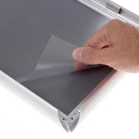 Europel clicklijst Economy, lijst 25 mm, ft A4, zilver - thumbnail