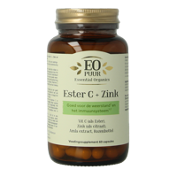 Ester C + zink puur 60 Vegetarische capsules - thumbnail