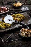 Laguiole Style de Vie Pizzasnijder Premium Line Zwart - thumbnail
