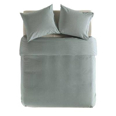 Yellow Yellow Chambray Dekbedovertrek 200x200/220 Jade Green