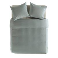 Yellow Yellow Chambray Dekbedovertrek 200x200/220 Jade Green - thumbnail