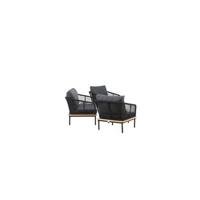 Nohr Loungeset 'Grizel' Met bank, tafel en 2 stoelen - thumbnail