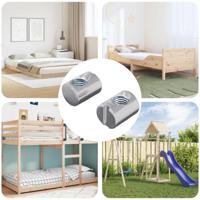 VidaXL Meubel barrelmoer 2 pcs verzinkt m6 x 13 mm ijzer - thumbnail