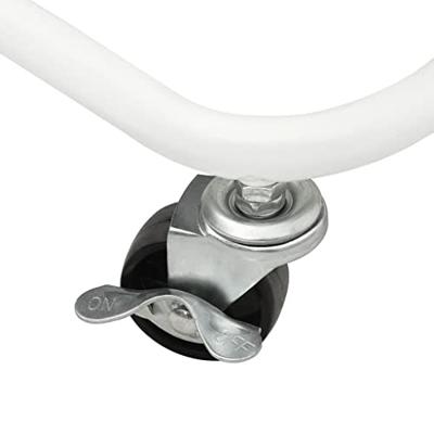 Keukentrolley 3-laags 42x35x85 cm ijzer en ABS wit Keukentrolley 3-laags 42x35x85 cm ijzer en ABS wit