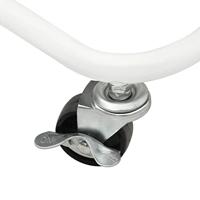 Keukentrolley 3-laags 42x35x85 cm ijzer en ABS wit - thumbnail